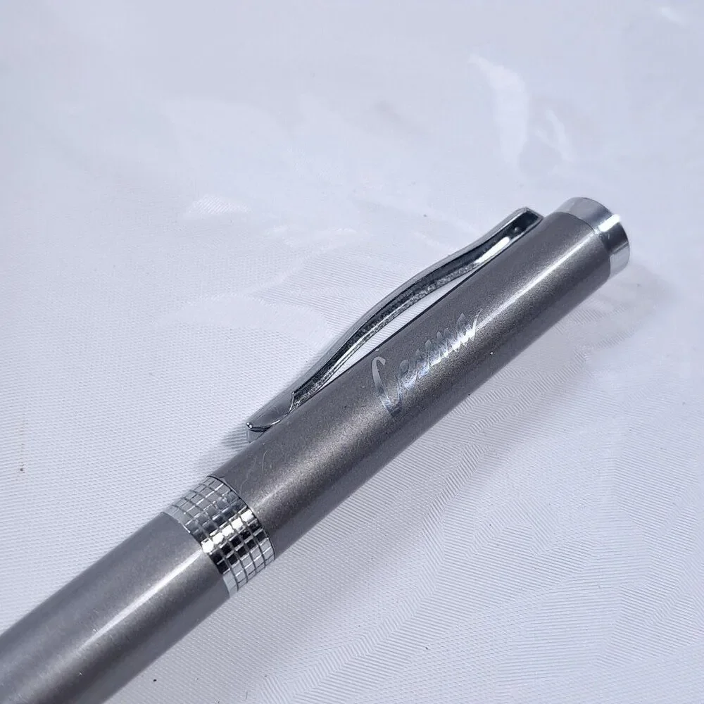 Cessna aircraft Aviation Pen silver grey twist metal‎ barrel ballpoint planes